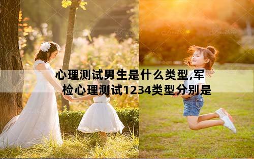 心理测试男生是什么类型,军检心理测试1234类型分别是