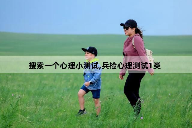 搜索一个心理小测试,兵检心理测试1类